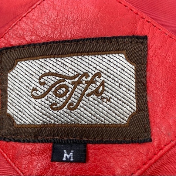 Toff’s red leather jacket. Beautifully made and like new. Hello Miss Scarlet! - Picture 5 of 7